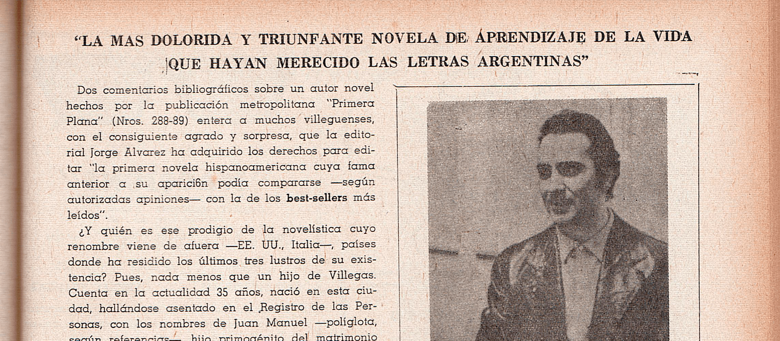 Publicación de la revista Villegas Ilustrado